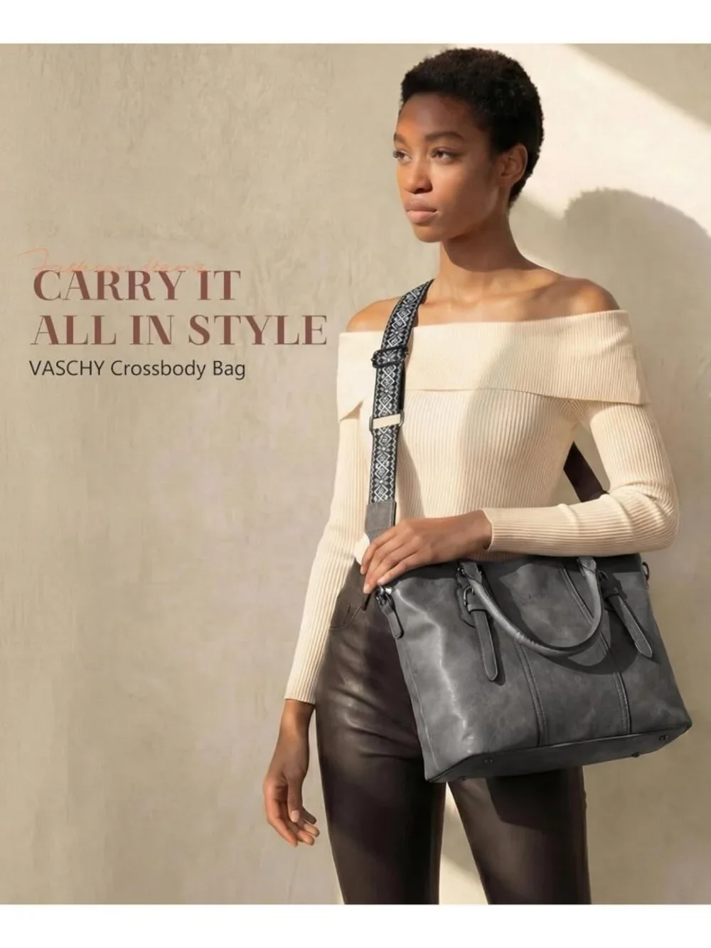 Stylish Hobo Purse for Women, Versatile Two-Strap Shoulder & Crossbody Bag